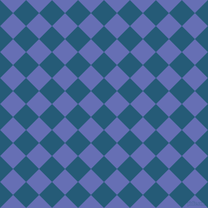 45/135 degree angle diagonal checkered chequered squares checker pattern checkers background, 37 pixel square size, , Orient and Chetwode Blue checkers chequered checkered squares seamless tileable
