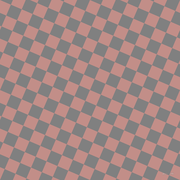 67/157 degree angle diagonal checkered chequered squares checker pattern checkers background, 38 pixel square size, , Oriental Pink and Grey checkers chequered checkered squares seamless tileable