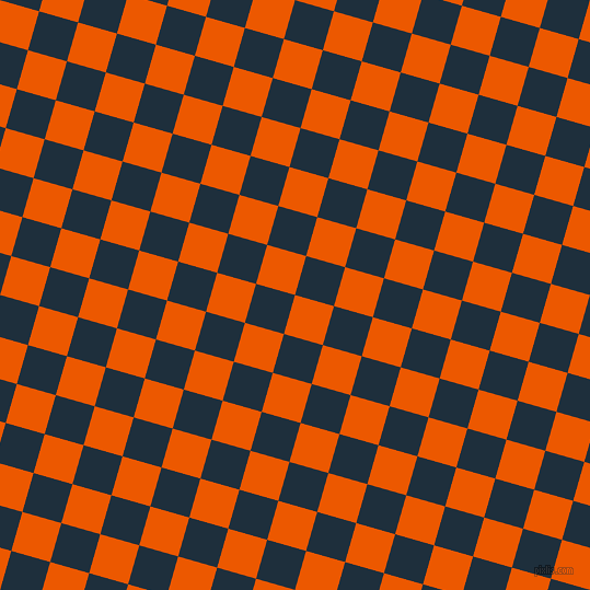 74/164 degree angle diagonal checkered chequered squares checker pattern checkers background, 37 pixel square size, , Persimmon and Tangaroa checkers chequered checkered squares seamless tileable