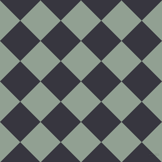 45/135 degree angle diagonal checkered chequered squares checker pattern checkers background, 99 pixel square size, , Pewter and Revolver checkers chequered checkered squares seamless tileable