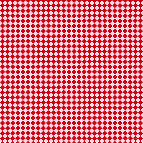 45/135 degree angle diagonal checkered chequered squares checker pattern checkers background, 12 pixel square size, , Pig Pink and Venetian Red checkers chequered checkered squares seamless tileable