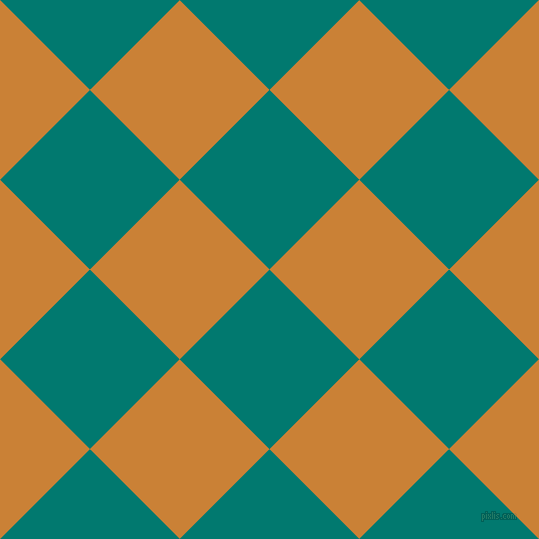 45/135 degree angle diagonal checkered chequered squares checker pattern checkers background, 127 pixel square size, , Pine Green and Golden Bell checkers chequered checkered squares seamless tileable