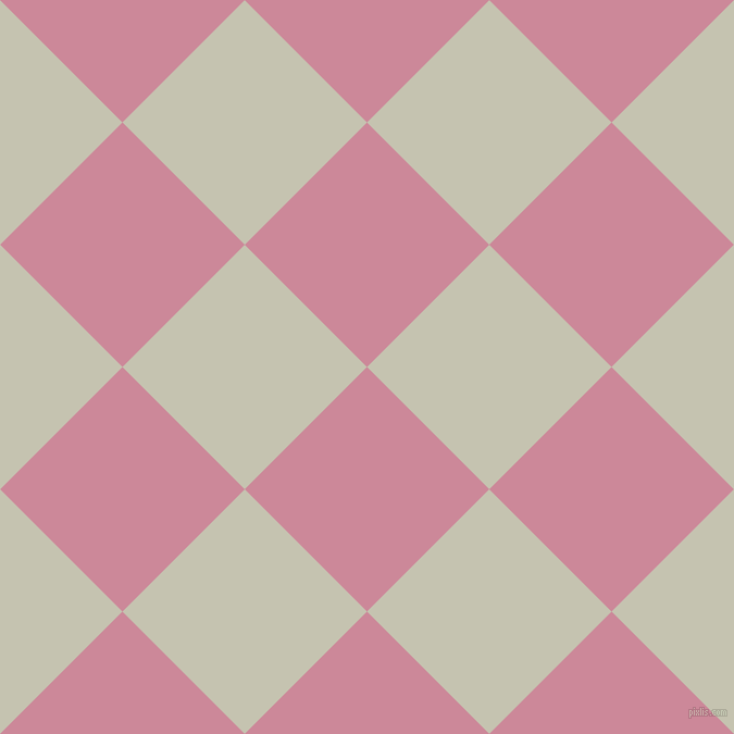 45/135 degree angle diagonal checkered chequered squares checker pattern checkers background, 159 pixel square size, , Puce and Kangaroo checkers chequered checkered squares seamless tileable