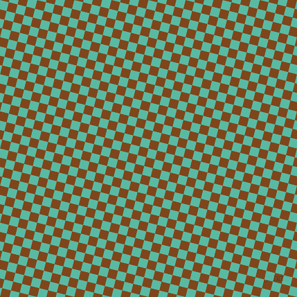76/166 degree angle diagonal checkered chequered squares checker pattern checkers background, 13 pixel square size, , Puerto Rico and Russet checkers chequered checkered squares seamless tileable