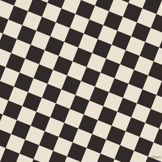 68/158 degree angle diagonal checkered chequered squares checker pattern checkers background, 53 pixel square size, , Quarter Spanish White and Livid Brown checkers chequered checkered squares seamless tileable