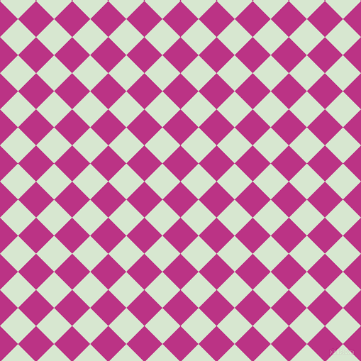 45/135 degree angle diagonal checkered chequered squares checker pattern checkers background, 36 pixel square size, , Red Violet and Peppermint checkers chequered checkered squares seamless tileable