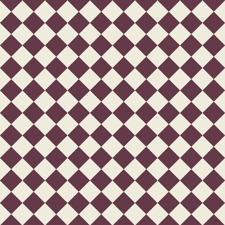 45/135 degree angle diagonal checkered chequered squares checker pattern checkers background, 51 pixel square size, , Rice Cake and Tawny Port checkers chequered checkered squares seamless tileable