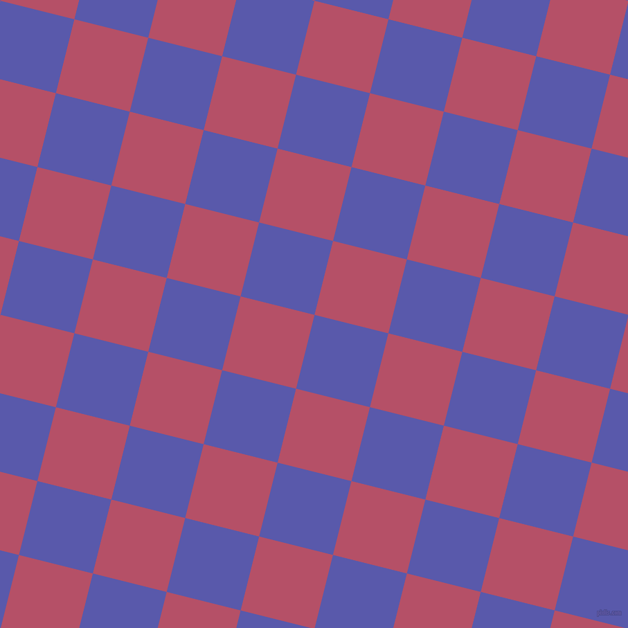 76/166 degree angle diagonal checkered chequered squares checker pattern checkers background, 110 pixel square size, , Rich Blue and Blush checkers chequered checkered squares seamless tileable