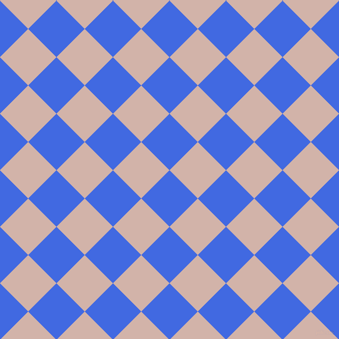 45/135 degree angle diagonal checkered chequered squares checker pattern checkers background, 79 pixel squares size, , Royal Blue and Clam Shell checkers chequered checkered squares seamless tileable