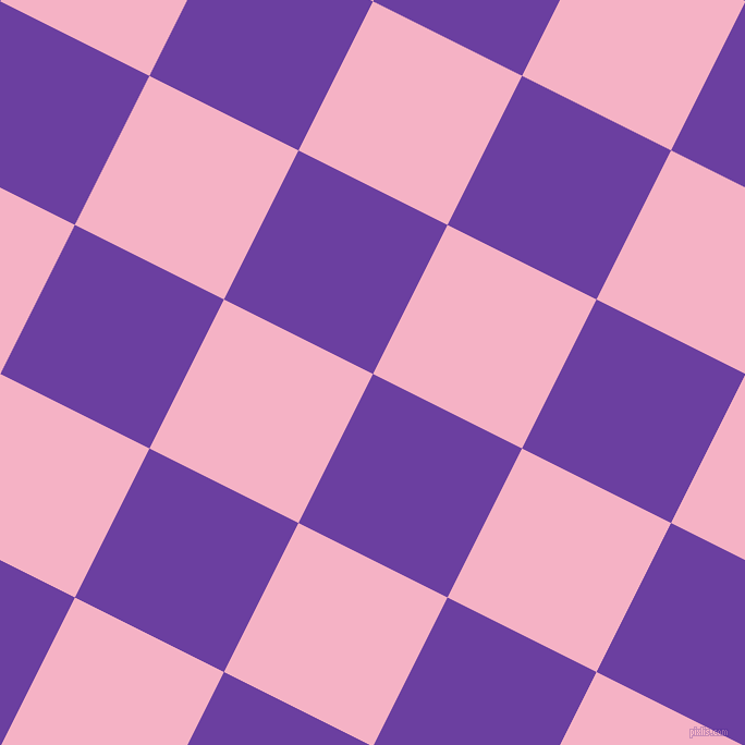 63/153 degree angle diagonal checkered chequered squares checker pattern checkers background, 153 pixel square size, , Royal Purple and Cupid checkers chequered checkered squares seamless tileable