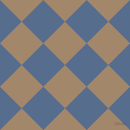 45/135 degree angle diagonal checkered chequered squares checker pattern checkers background, 98 pixel square size, , Sandal and Kashmir Blue checkers chequered checkered squares seamless tileable