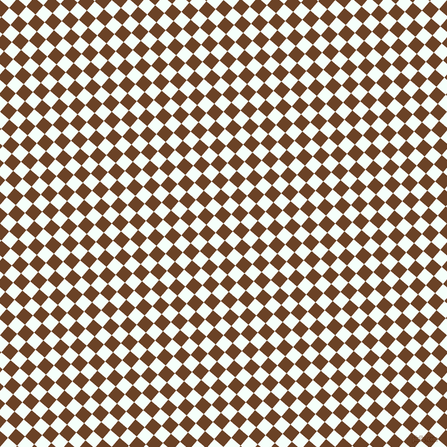 49/139 degree angle diagonal checkered chequered squares checker pattern checkers background, 17 pixel squares size, , Semi-Sweet Chocolate and Mint Cream checkers chequered checkered squares seamless tileable