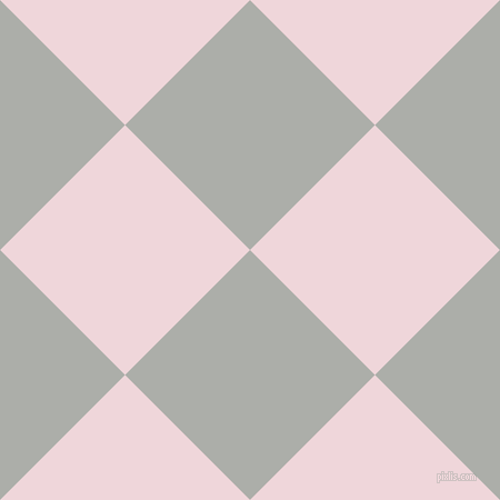 45/135 degree angle diagonal checkered chequered squares checker pattern checkers background, 159 pixel square size, , Silver Chalice and Pale Rose checkers chequered checkered squares seamless tileable