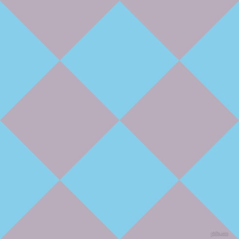 45/135 degree angle diagonal checkered chequered squares checker pattern checkers background, 174 pixel squares size, , Sky Blue and Lola checkers chequered checkered squares seamless tileable