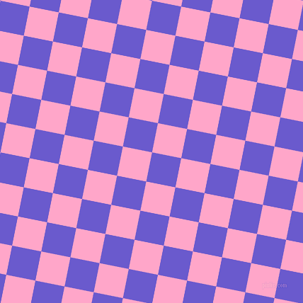 79/169 degree angle diagonal checkered chequered squares checker pattern checkers background, 42 pixel squares size, , Slate Blue and Carnation Pink checkers chequered checkered squares seamless tileable