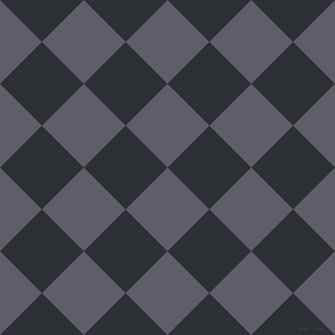 45/135 degree angle diagonal checkered chequered squares checker pattern checkers background, 85 pixel squares size, , Smoky and Cod Grey checkers chequered checkered squares seamless tileable
