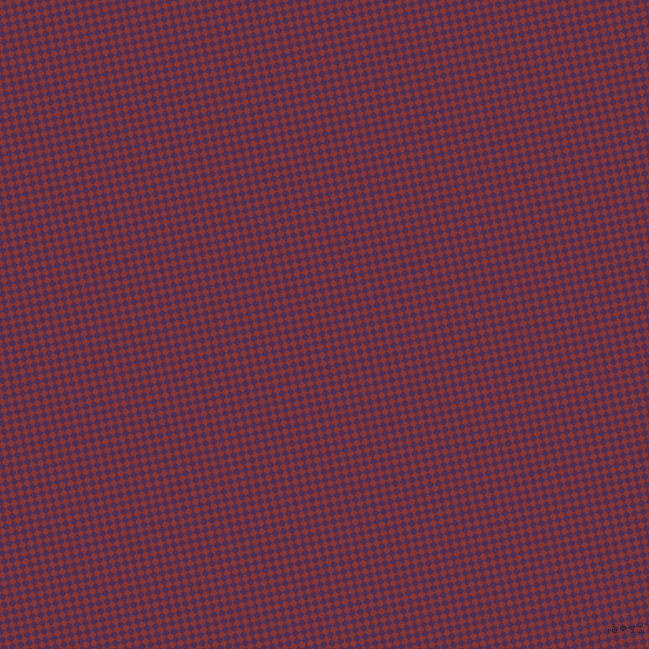 56/146 degree angle diagonal checkered chequered squares checker pattern checkers background, 6 pixel squares size, , Tall Poppy and Hot Purple checkers chequered checkered squares seamless tileable