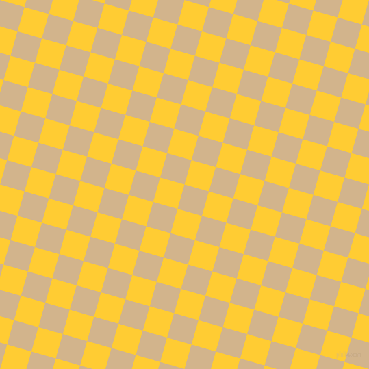 74/164 degree angle diagonal checkered chequered squares checker pattern checkers background, 37 pixel square size, , Tan and Sunglow checkers chequered checkered squares seamless tileable