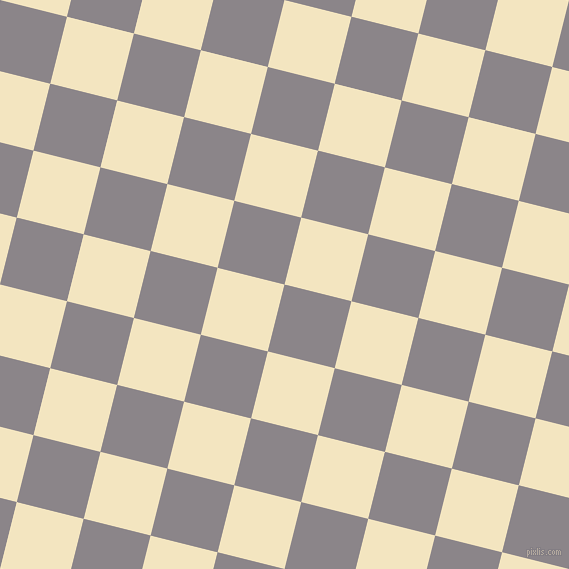 76/166 degree angle diagonal checkered chequered squares checker pattern checkers background, 69 pixel square size, , Taupe Grey and Milk Punch checkers chequered checkered squares seamless tileable