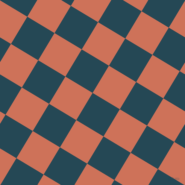59/149 degree angle diagonal checkered chequered squares checker pattern checkers background, 106 pixel squares size, , Teal Blue and Japonica checkers chequered checkered squares seamless tileable