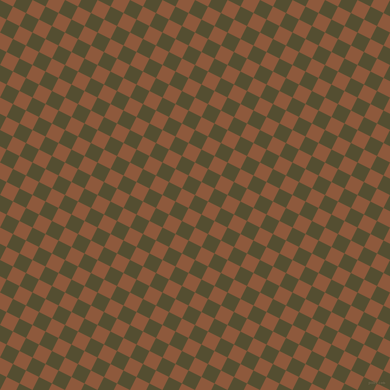 63/153 degree angle diagonal checkered chequered squares checker pattern checkers background, 30 pixel squares size, , Thatch Green and Rope checkers chequered checkered squares seamless tileable