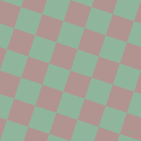 72/162 degree angle diagonal checkered chequered squares checker pattern checkers background, 77 pixel square size, , Thatch and Summer Green checkers chequered checkered squares seamless tileable