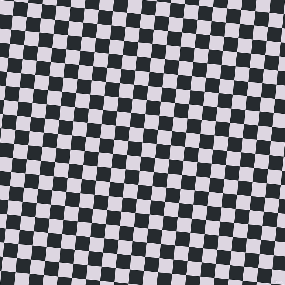 84/174 degree angle diagonal checkered chequered squares checker pattern checkers background, 49 pixel square size, , Titan White and Blue Charcoal checkers chequered checkered squares seamless tileable