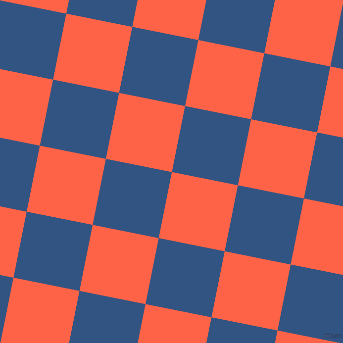 79/169 degree angle diagonal checkered chequered squares checker pattern checkers background, 136 pixel squares size, , Tomato and St Tropaz checkers chequered checkered squares seamless tileable
