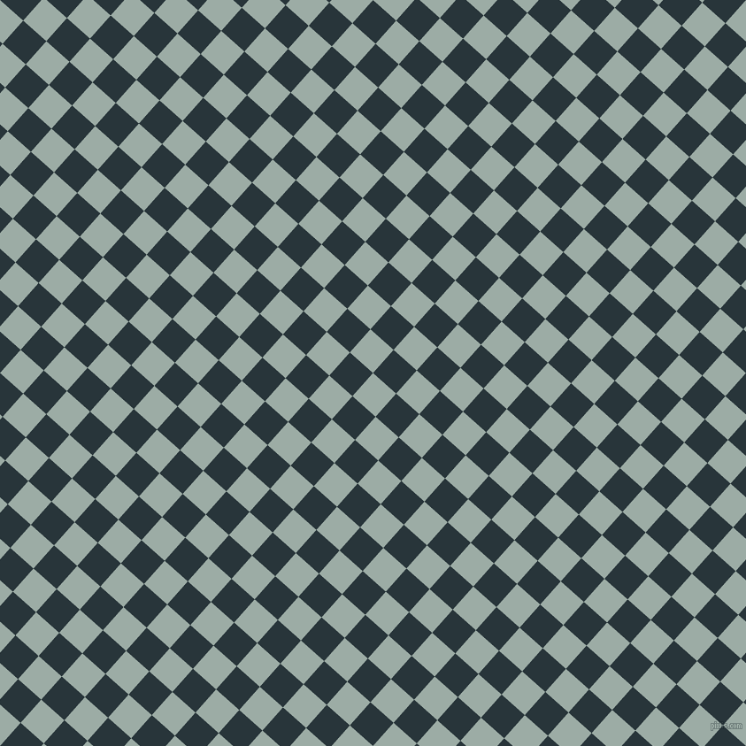 48/138 degree angle diagonal checkered chequered squares checker pattern checkers background, 35 pixel squares size, , Tower Grey and Oxford Blue checkers chequered checkered squares seamless tileable
