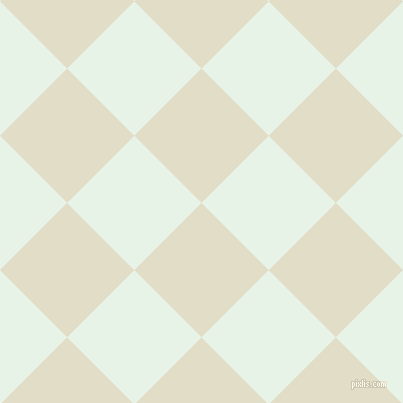 45/135 degree angle diagonal checkered chequered squares checker pattern checkers background, 95 pixel square size, , Travertine and Aqua Spring checkers chequered checkered squares seamless tileable