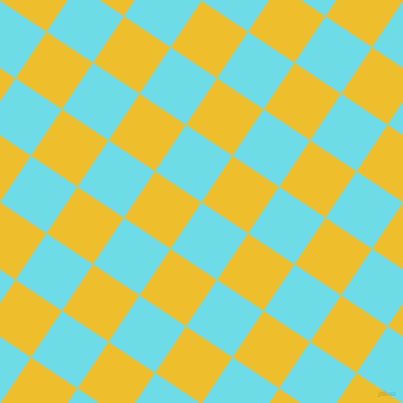 56/146 degree angle diagonal checkered chequered squares checker pattern checkers background, 115 pixel squares size, , Turquoise Blue and Bright Sun checkers chequered checkered squares seamless tileable