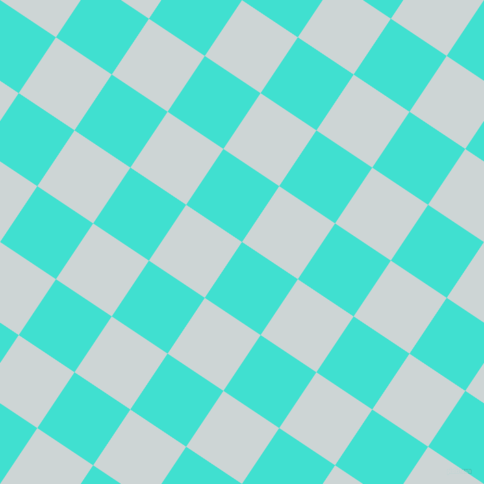 56/146 degree angle diagonal checkered chequered squares checker pattern checkers background, 98 pixel squares size, , Turquoise and Zumthor checkers chequered checkered squares seamless tileable