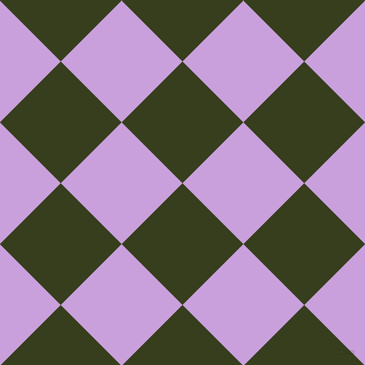 45/135 degree angle diagonal checkered chequered squares checker pattern checkers background, 171 pixel squares size, , Turtle Green and Wisteria checkers chequered checkered squares seamless tileable
