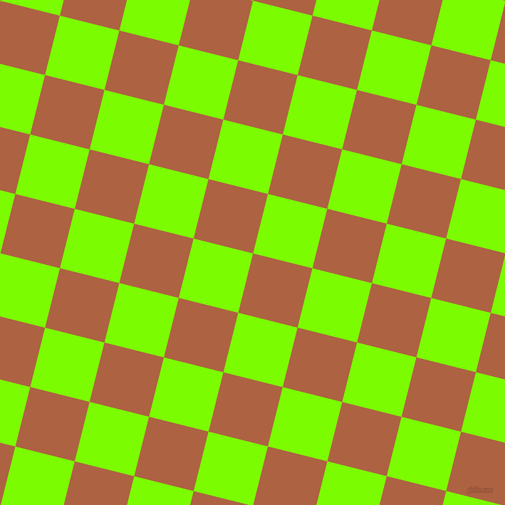 76/166 degree angle diagonal checkered chequered squares checker pattern checkers background, 86 pixel squares size, , Tuscany and Lawn Green checkers chequered checkered squares seamless tileable