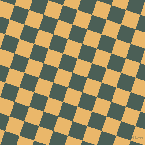 72/162 degree angle diagonal checkered chequered squares checker pattern checkers background, 50 pixel squares size, , Viridian Green and Harvest Gold checkers chequered checkered squares seamless tileable