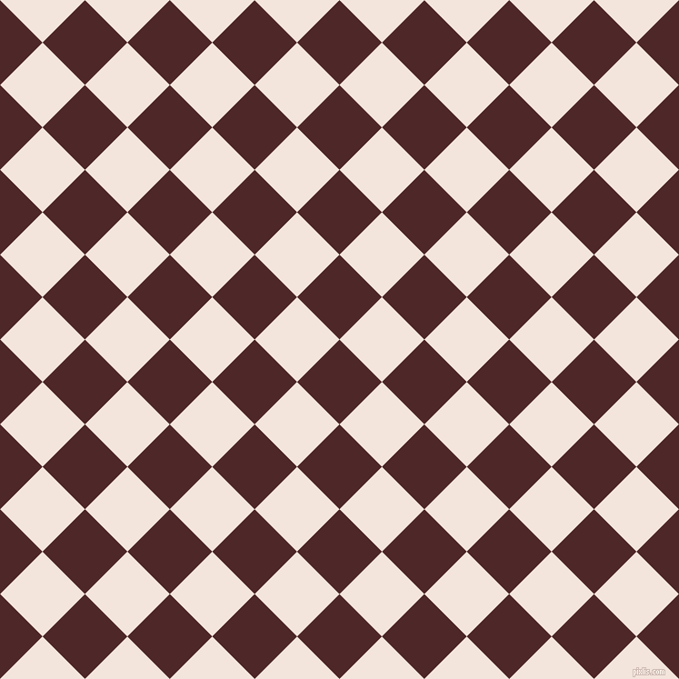 45/135 degree angle diagonal checkered chequered squares checker pattern checkers background, 66 pixel square size, , Volcano and Fair Pink checkers chequered checkered squares seamless tileable