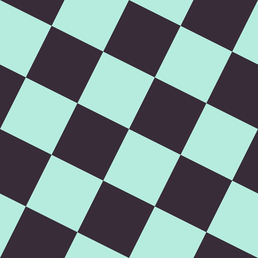 63/153 degree angle diagonal checkered chequered squares checker pattern checkers background, 186 pixel square size, Water Leaf and Valentino checkers chequered checkered squares seamless tileable