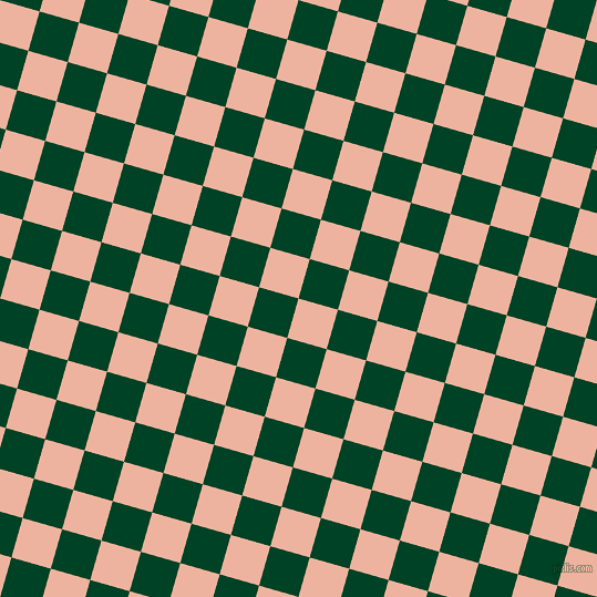 74/164 degree angle diagonal checkered chequered squares checker pattern checkers background, 37 pixel squares size, , Wax Flower and British Racing Green checkers chequered checkered squares seamless tileable