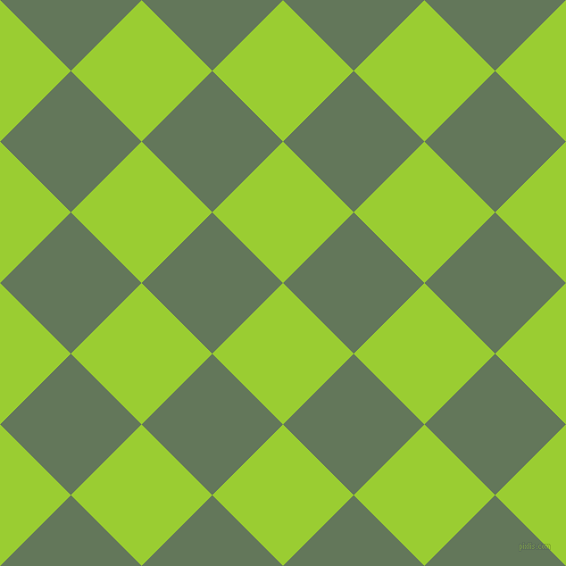 45/135 degree angle diagonal checkered chequered squares checker pattern checkers background, 112 pixel squares size, , Yellow Green and Axolotl checkers chequered checkered squares seamless tileable