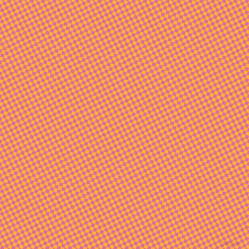 72/162 degree angle diagonal checkered chequered squares checker pattern checkers background, 7 pixel square size, , Yellow Orange and Pale Violet Red checkers chequered checkered squares seamless tileable
