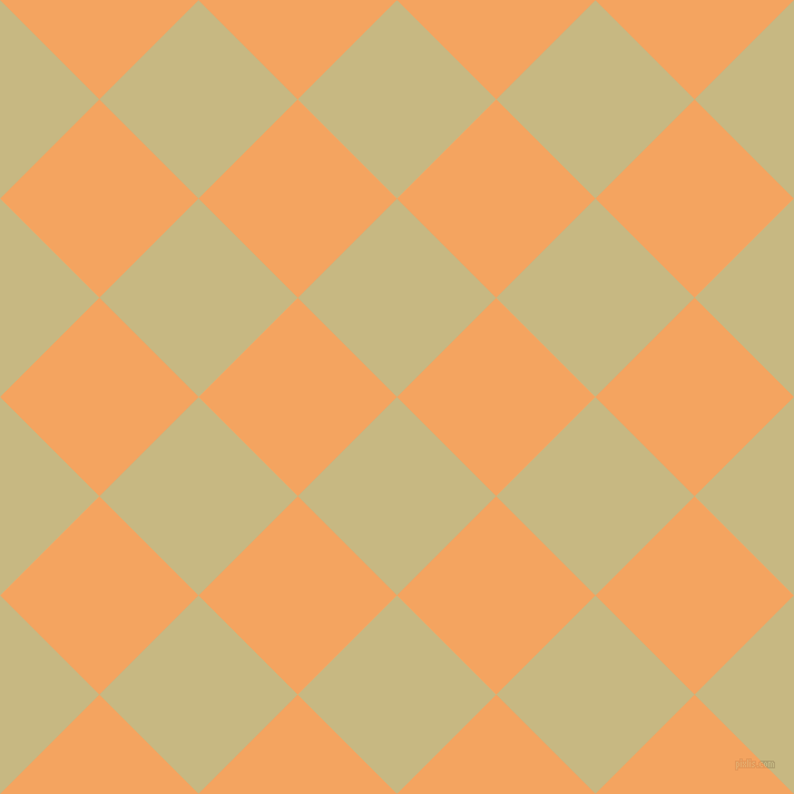 45/135 degree angle diagonal checkered chequered squares checker pattern checkers background, 126 pixel squares size, , Yuma and Sandy Brown checkers chequered checkered squares seamless tileable