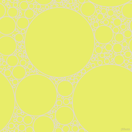 bubbles, circles, sponge, big, medium, small, 3 pixel line width, Albescent White and Honeysuckle circles bubbles sponge soap seamless tileable