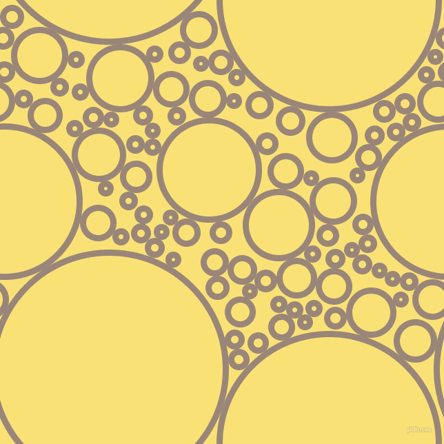 bubbles, circles, sponge, big, medium, small, 9 pixel line width, Almond Frost and Sweet Corn circles bubbles sponge soap seamless tileable