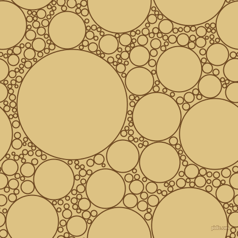 bubbles, circles, sponge, big, medium, small, 2 pixel line width, Antique Brass and Zombie circles bubbles sponge soap seamless tileable