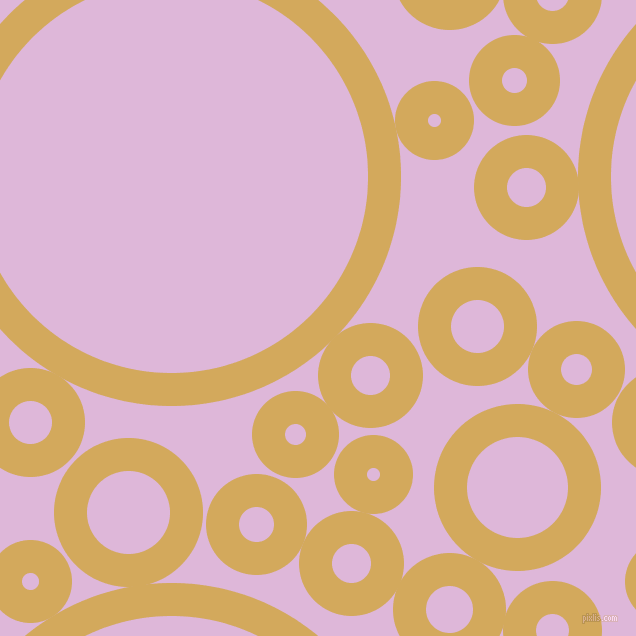 bubbles, circles, sponge, big, medium, small, 33 pixel line width, Apache and French Lilac circles bubbles sponge soap seamless tileable