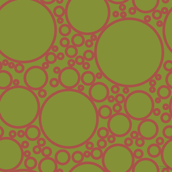 bubbles, circles, sponge, big, medium, small, 9 pixel line width, Apple Blossom and Wasabi circles bubbles sponge soap seamless tileable