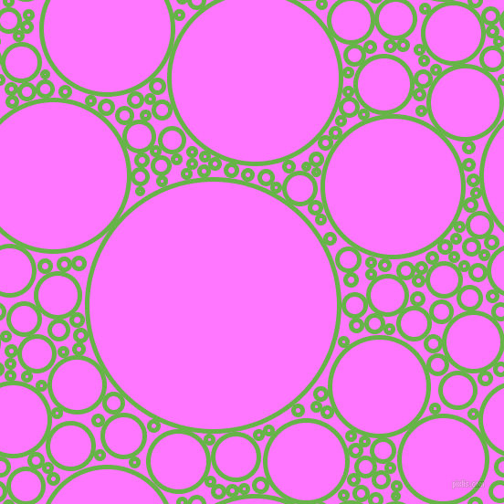 bubbles, circles, sponge, big, medium, small, 5 pixel line width, Apple and Fuchsia Pink circles bubbles sponge soap seamless tileable
