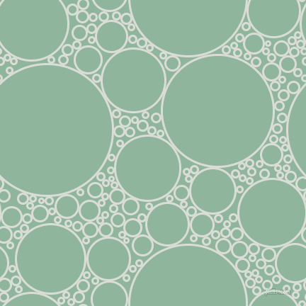 bubbles, circles, sponge, big, medium, small, 3 pixel line width, Aqua Haze and Summer Green circles bubbles sponge soap seamless tileable