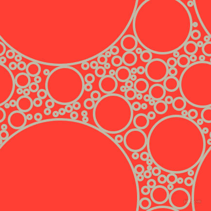 bubbles, circles, sponge, big, medium, small, 5 pixel line width, Ash and Red Orange circles bubbles sponge soap seamless tileable