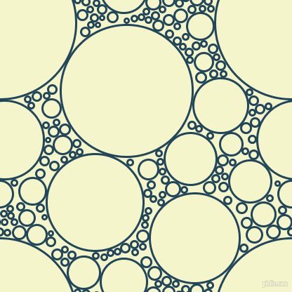 bubbles, circles, sponge, big, medium, small, 3 pixel line width, Astronaut Blue and Mimosa circles bubbles sponge soap seamless tileable